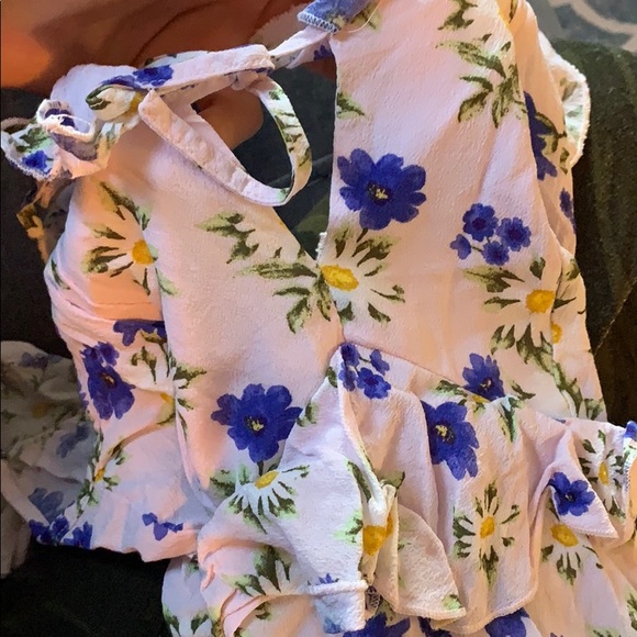 Forever 21 Light Pink Floral Dress - Picture 3 of 4